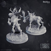White Moose 3D-printed model